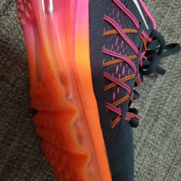 Womens Nike Air Mix Pink-Orange Gradient - Picture 8 of 8